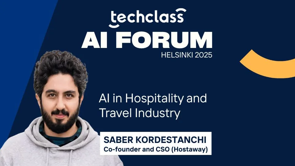 Session card for Saber Kordestanchi: AI in Hospitality and Travel Industry