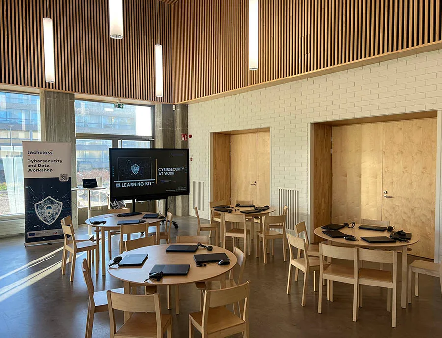 Hands-on workshop space at a TechClass Learning Center