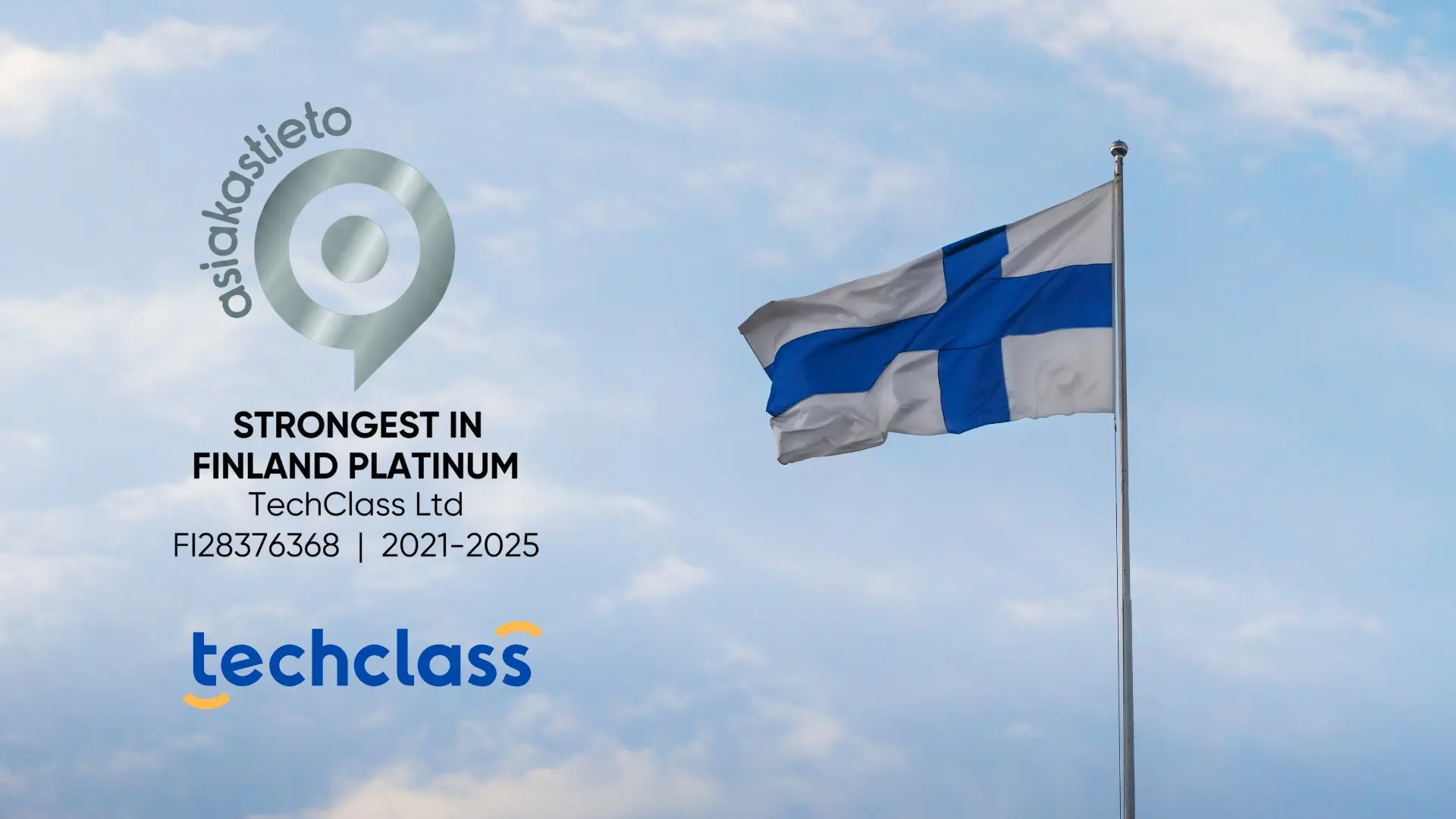 TechClass Achieves the Strongest in Finland Platinum Certificate (2021-2025)