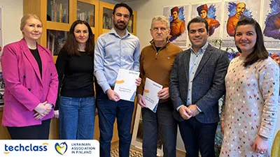 TechClass and The Ukrainian Association in Finland Announce Strategic Partnership to Empower Ukrainian Community in Finland through Education